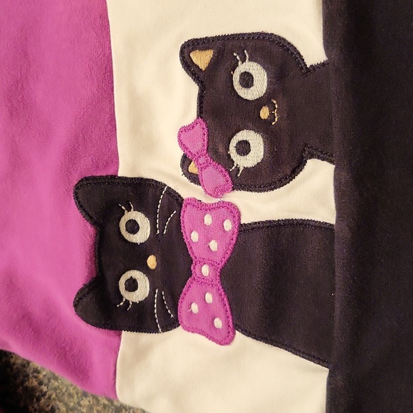 Gymboree long sleeved dress with kitty cat detail - Picture 4 of 6